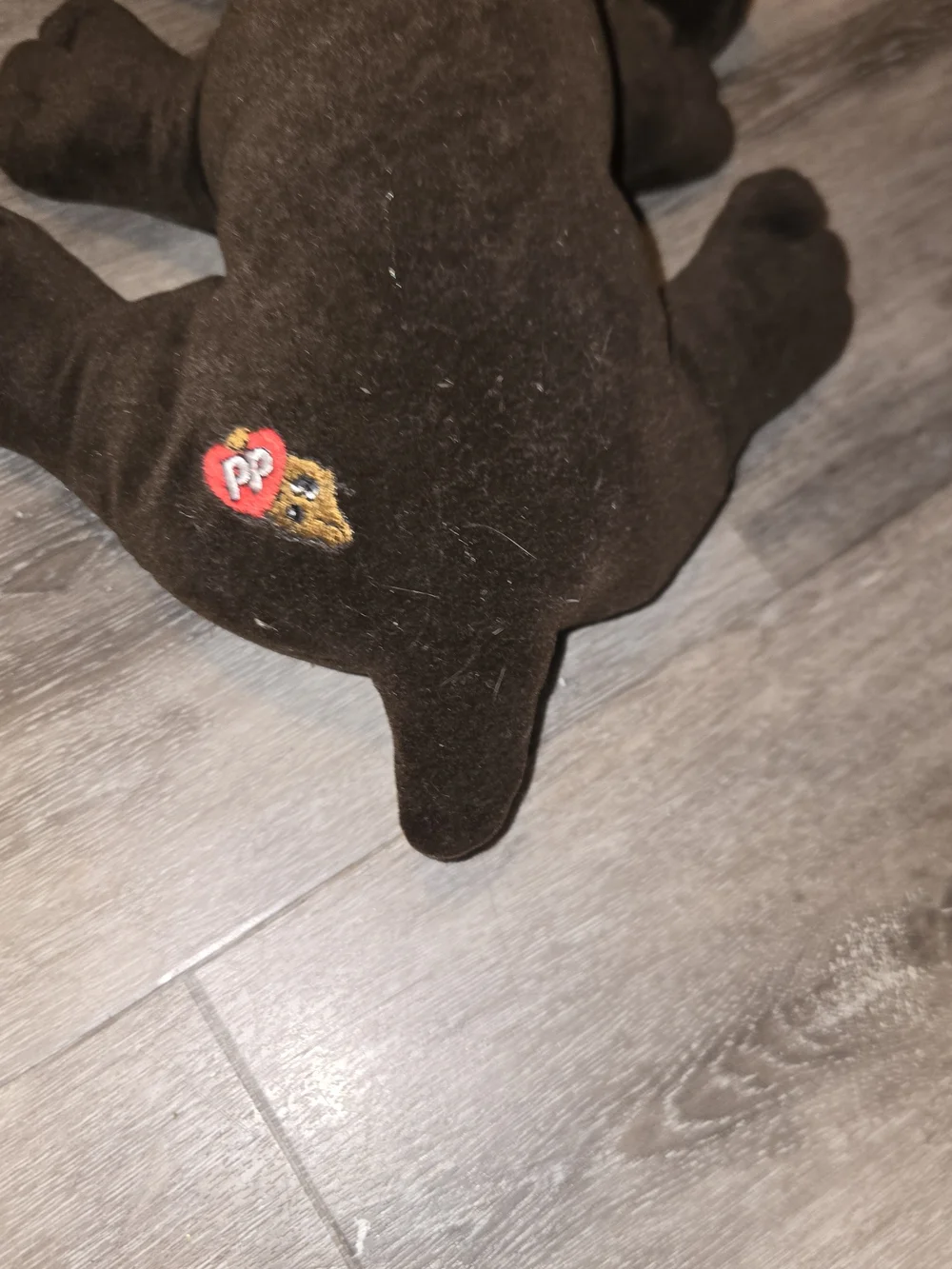 Vintage 1985 Tonka Pound‎ Puppies Large Chocolate Dark Brown Dog Plush Large 18